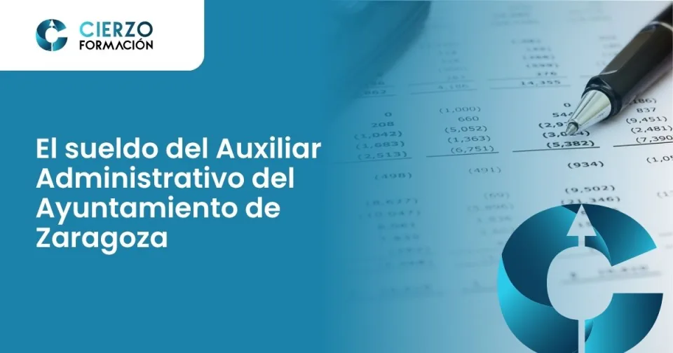 El sueldo del Auxiliar Administrativo del Ayuntamiento de Zaragoza